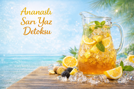 Ananaslı Sarı Yaz Detoksu