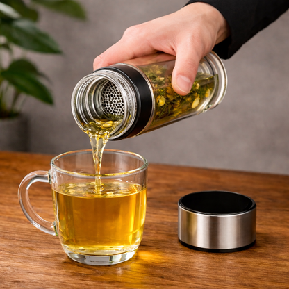 Cam Bitki Çayı Demliği & French Press